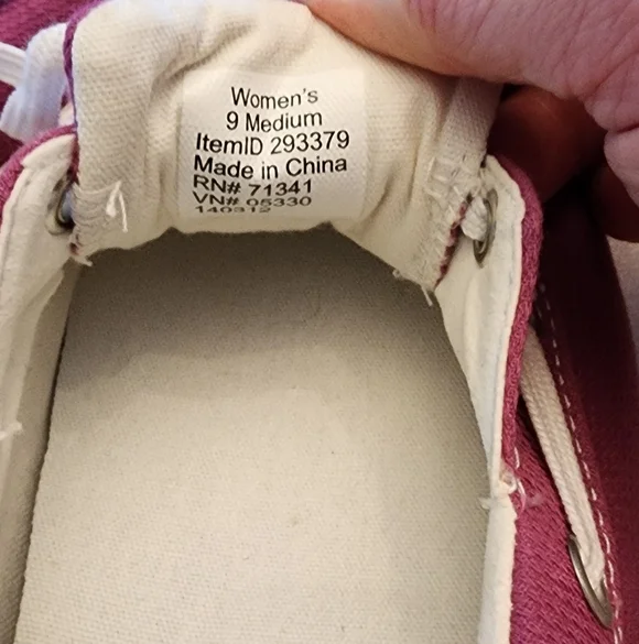 L.L.Bean Women's Fuschia Campside Boat Loafer - Picture 3 of 3